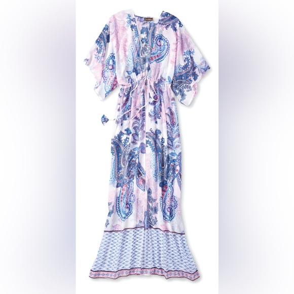 HOST PICK 😍 Paisley Leaves Kimono With Tassels - Picture 2 of 3